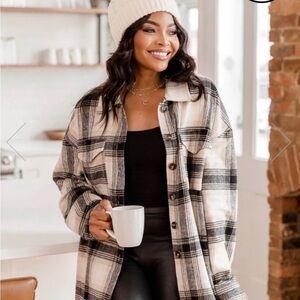 Pink Lily Shacket Size M